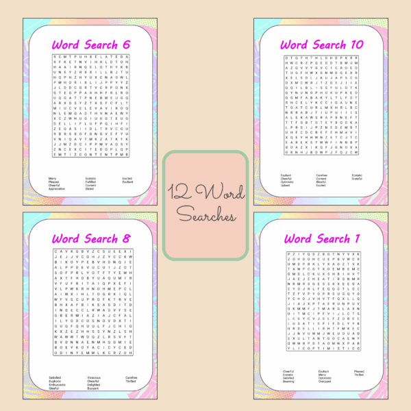 Mood Tracker & Activity Book | Printable Bundle for Mental Wellness - Image 3