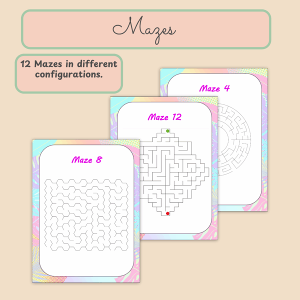 Mood Tracker & Activity Book | Printable Bundle for Mental Wellness - Image 7