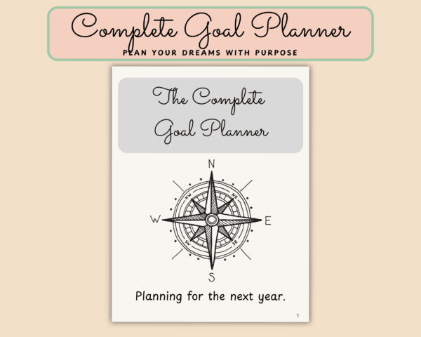 Complete Goal Planner