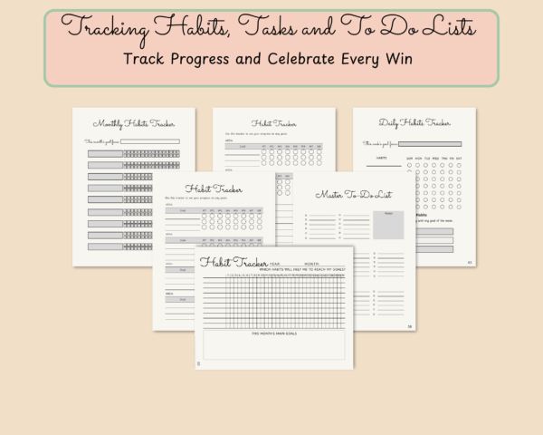 Complete Goal Planner Printable | Yearly, Monthly, Weekly & Daily Planning - Image 7