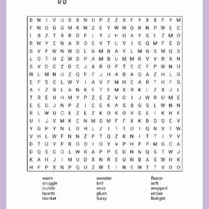 Cozy word Search