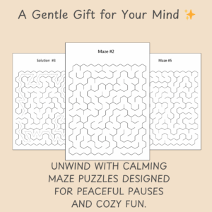 Free Gift Maze Book