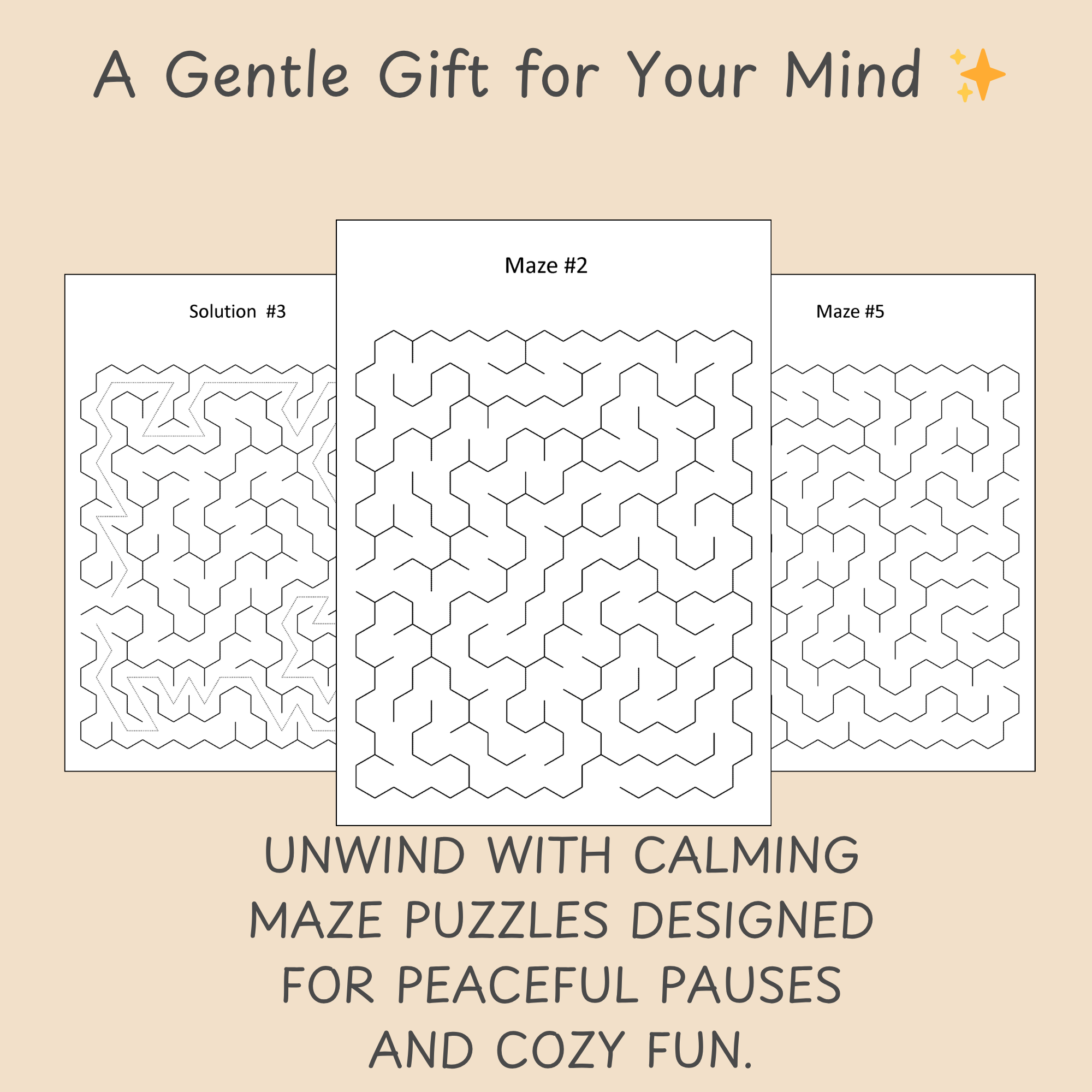 Free Gift Maze Book