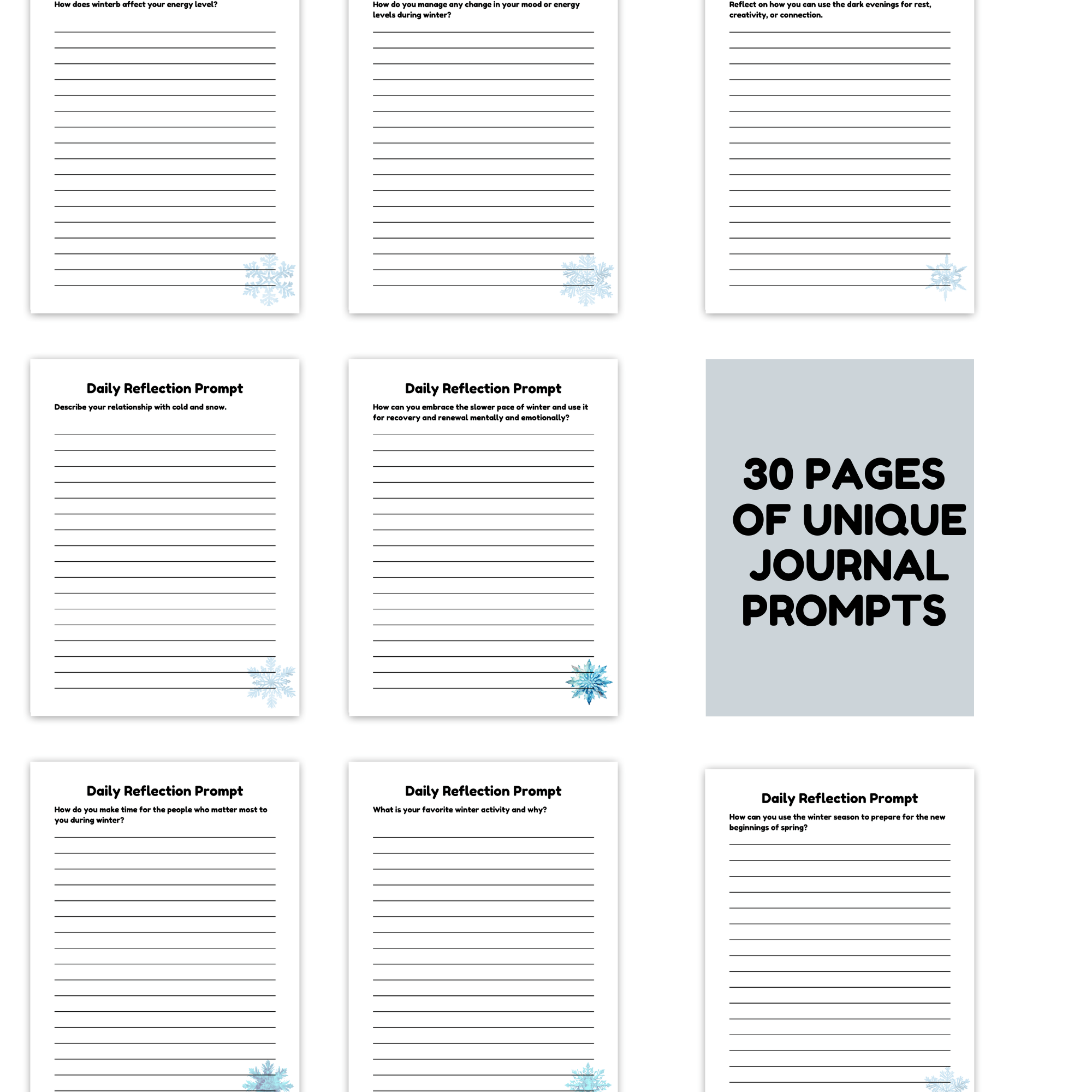 ❄️ 2025 Winter Journal – A Cozy & Reflective Seasonal Companion - Image 6