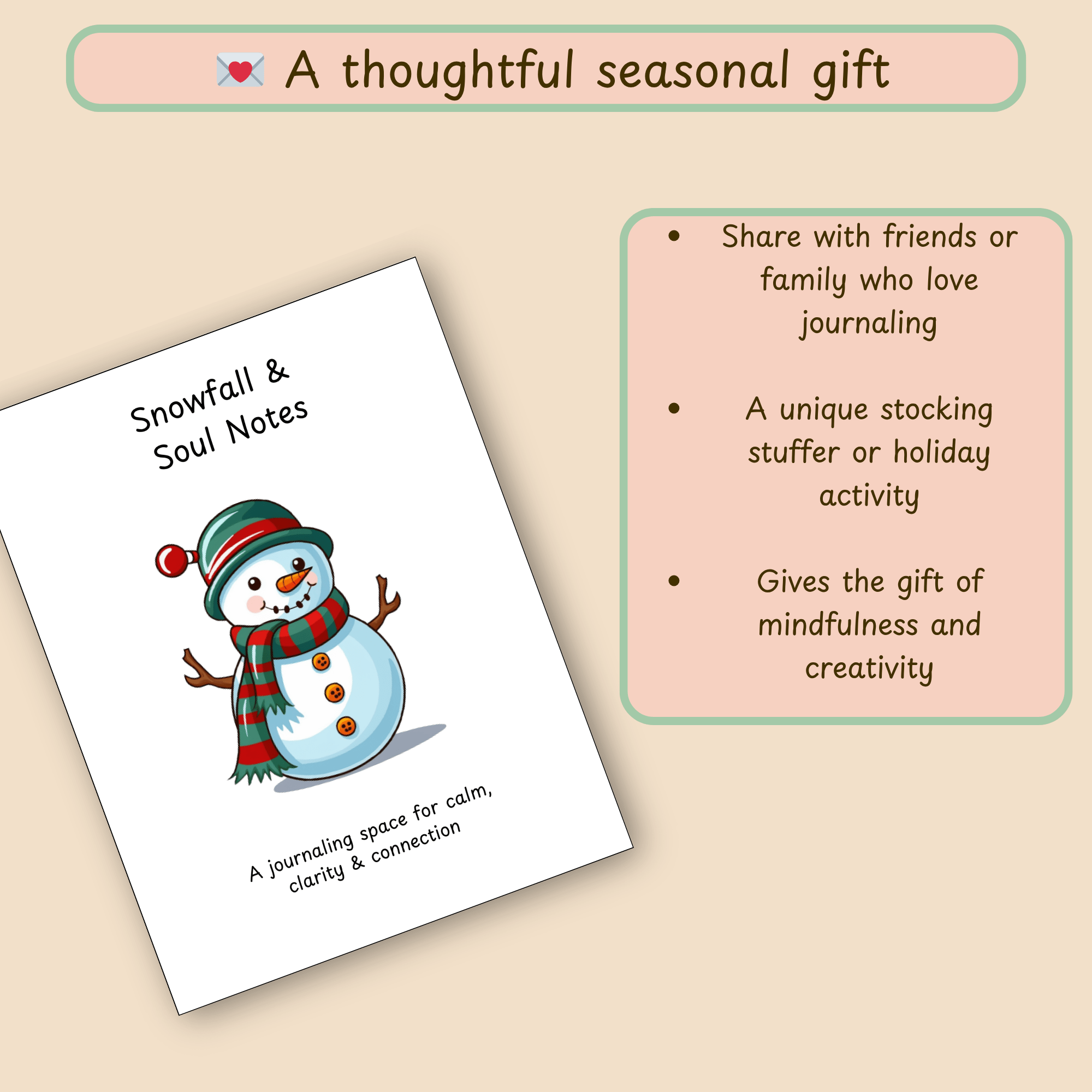 ❄️ Snowfall and Soul Notes Winter Journal - Image 6
