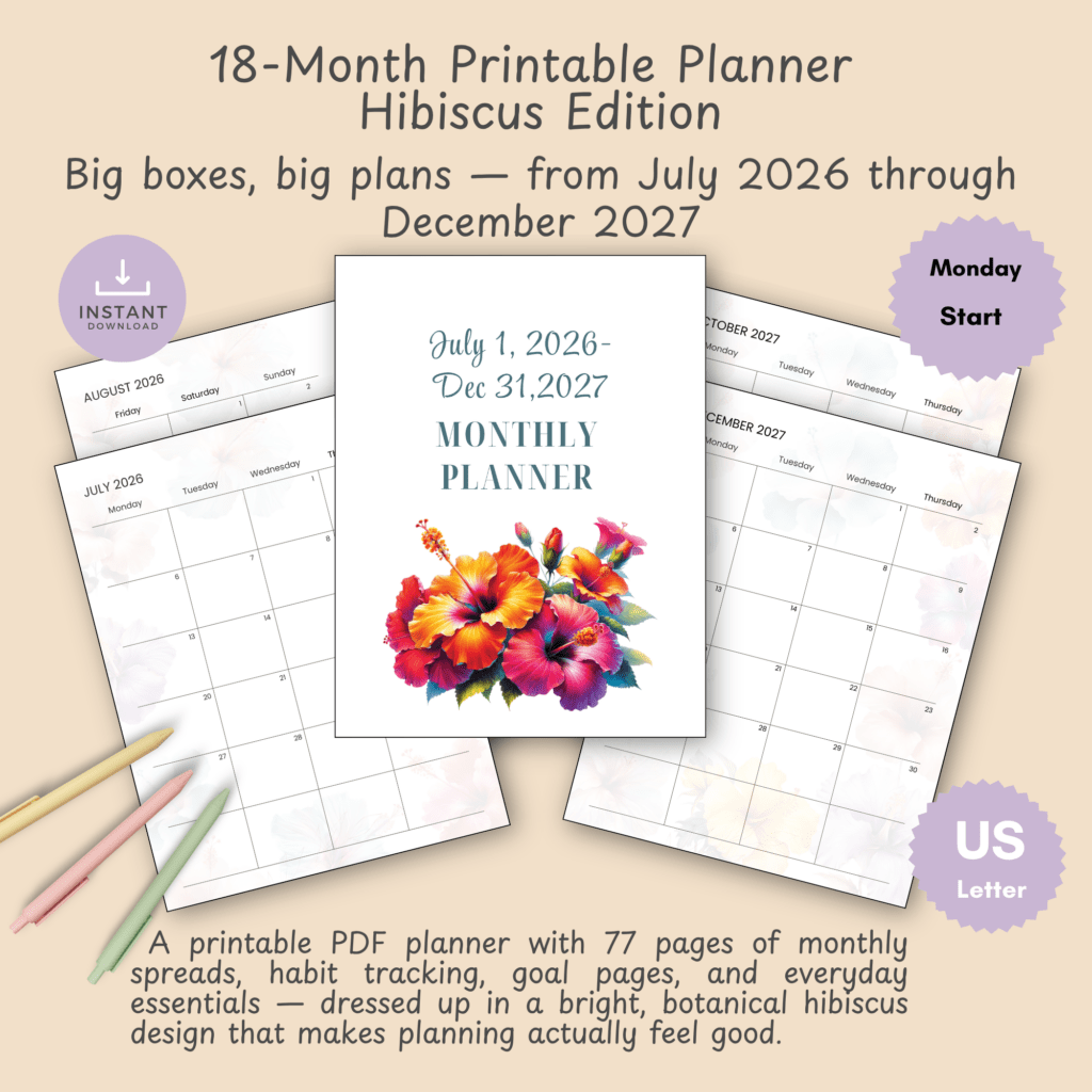 18-month-hibiscus-printable-monthly-planner-pdf-cover