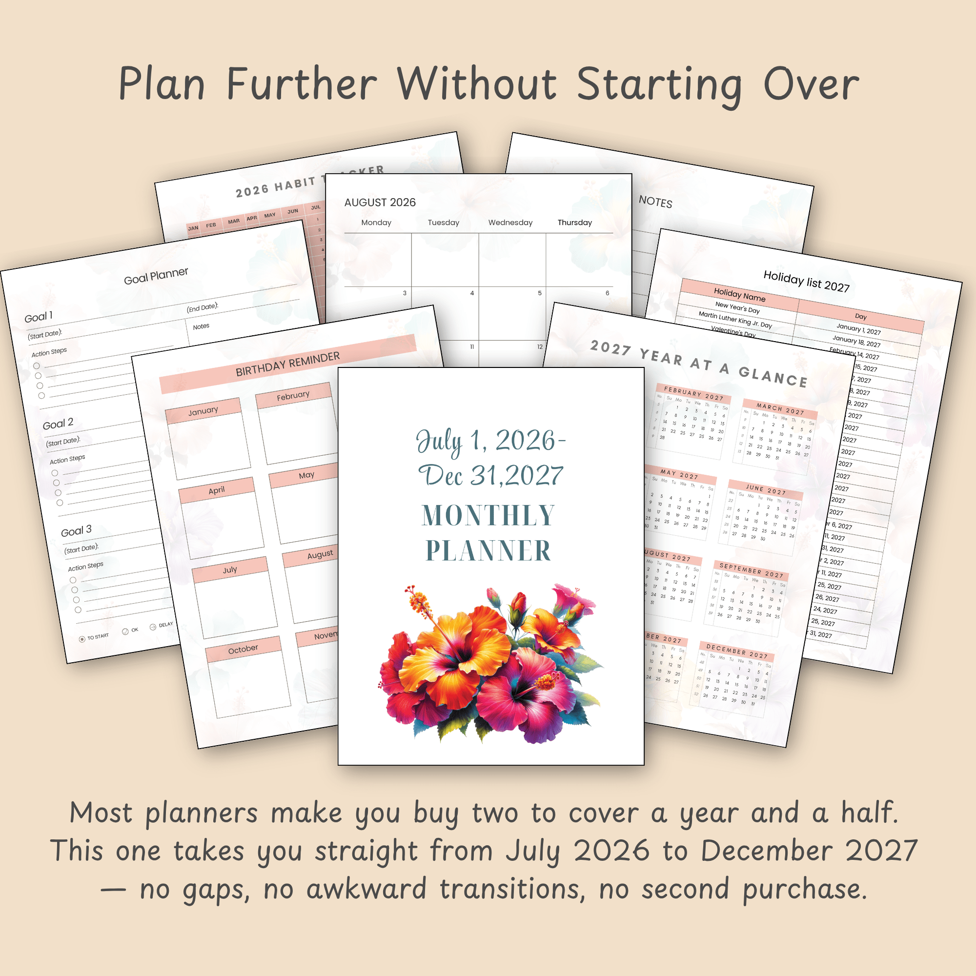 18-month-printable-planner-hibiscus-all-pages-overview