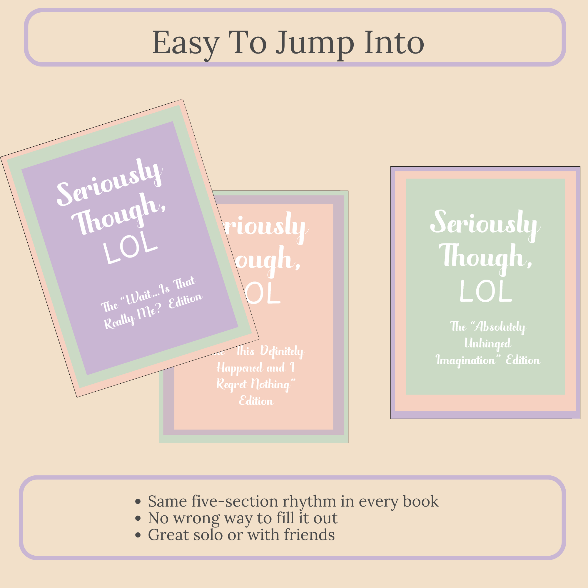 Slide noting how consistent structure across all three journals makes the bundle easy to use.