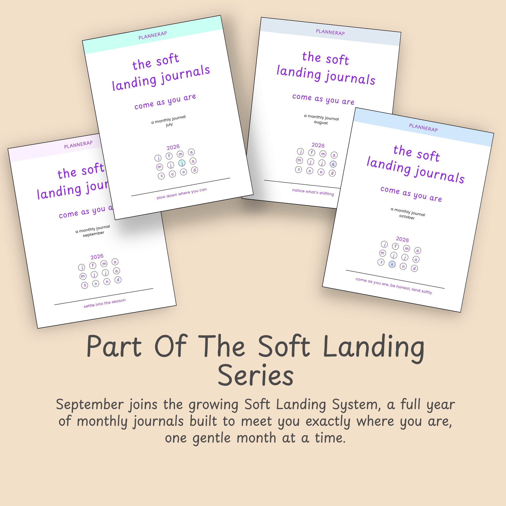 Slide showing the September journal as part of the ongoing Soft Landing System series of monthly journals.