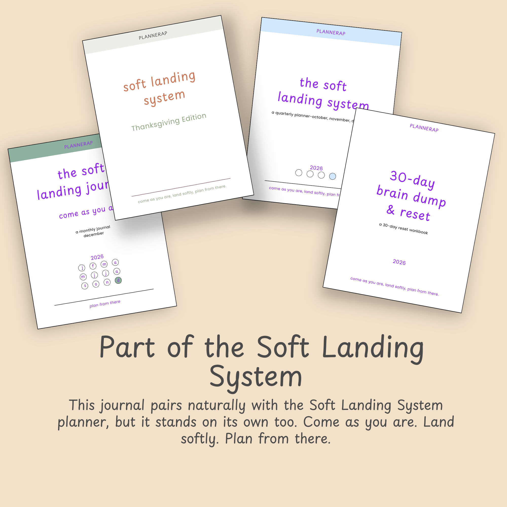 Part of the Soft Landing System: Series tie-in noting the journal pairs with the Soft Landing System planner but stands alone.